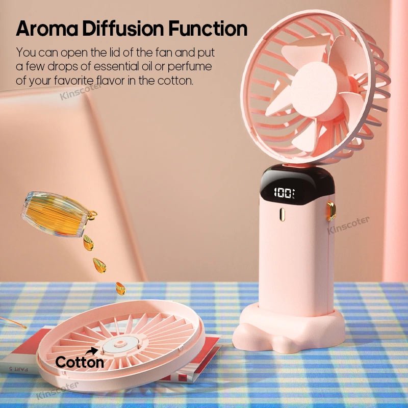 AirFlow™ – 5-Speed Handheld Cooling Fan