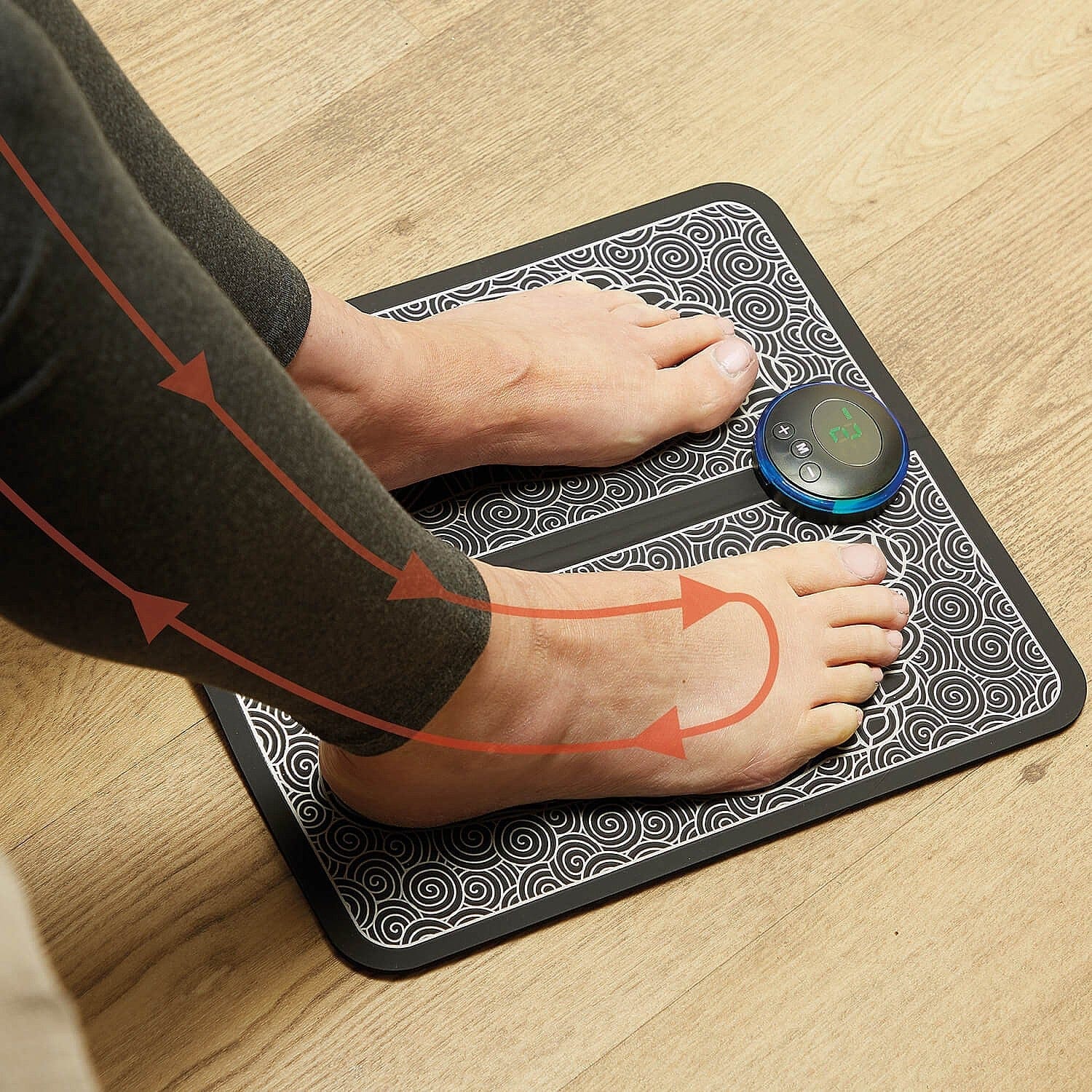 Using EMS foot massager to improve blood circulation and relieve foot pain. Best EMS foot massager for neuropathy and muscle relaxation.