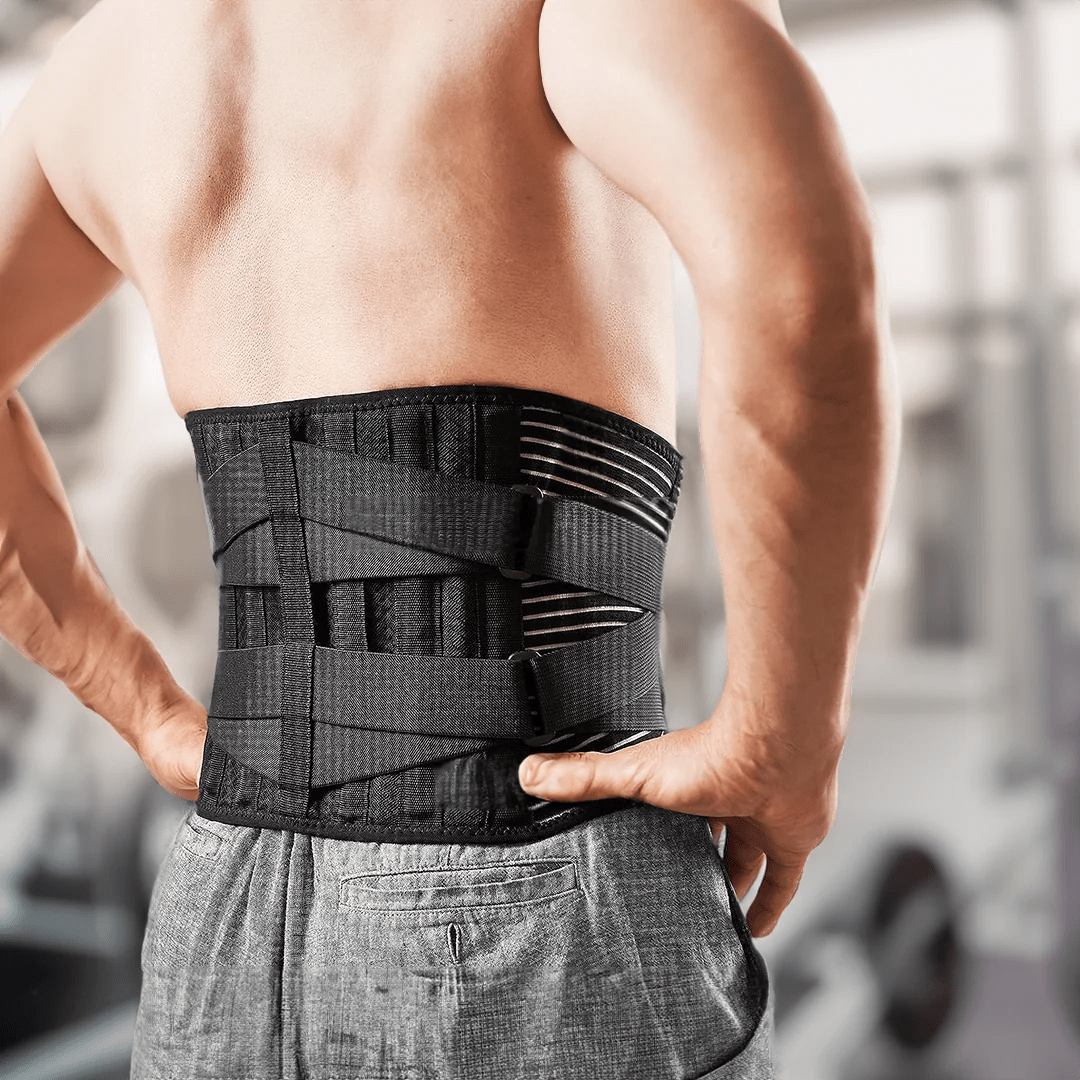 Lower Back Brace Support Belt Pain Relief 60 OFF